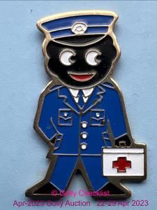 LOT.16 1980's Ambulanceman WHITE BUTTONS